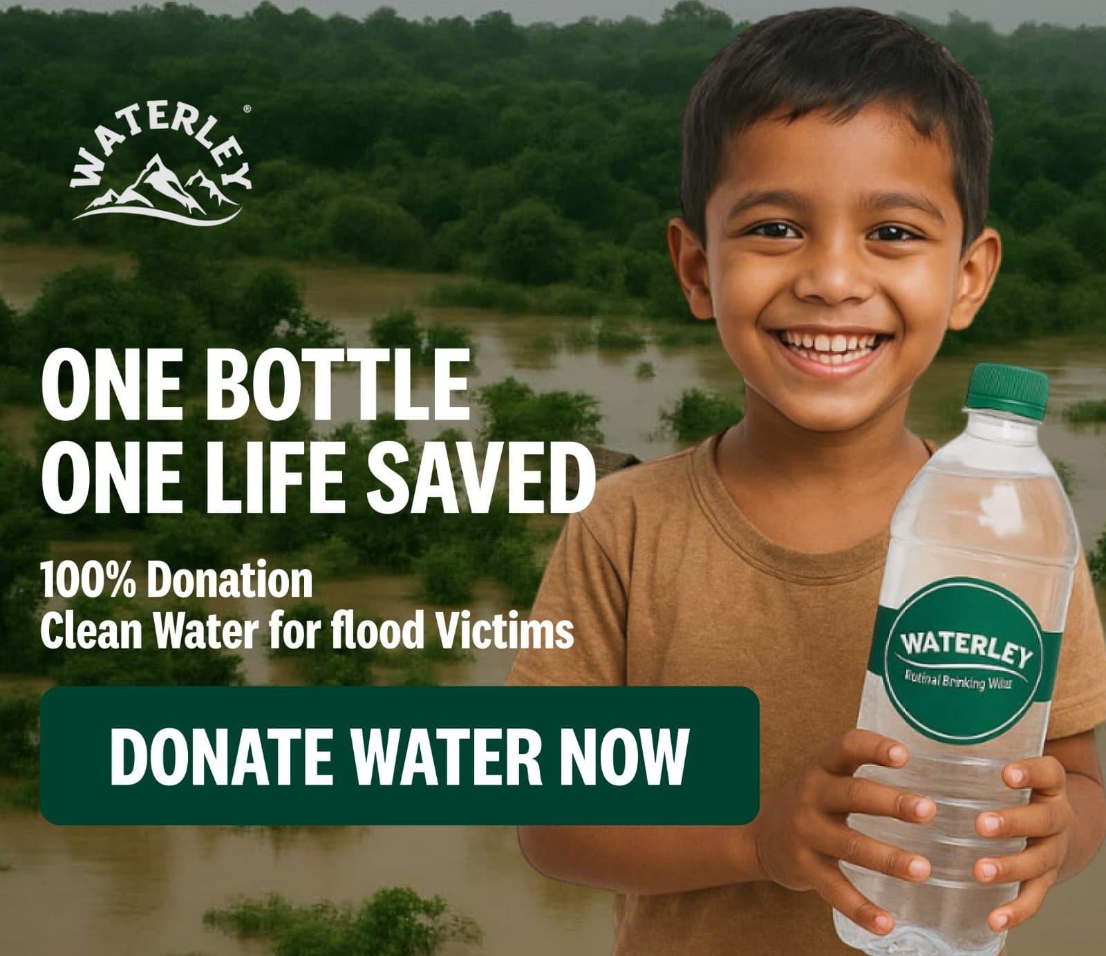 Waterley brand poster